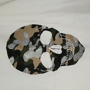 Camo Skull Women's T-shirt by River Island - Size Medium
